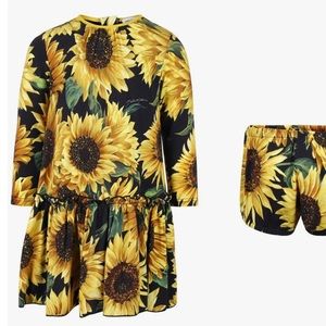 Dolce & Gabbana Sunflower Dress 3-6 Months WORN ONCE!